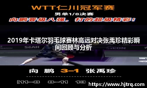 2019年卡塔尔羽毛球赛林高远对决张禹珍精彩瞬间回顾与分析